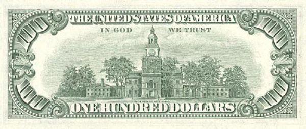 100 долларов США образца 1990 года