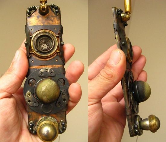 Pezzano’s steampunk communicator phone