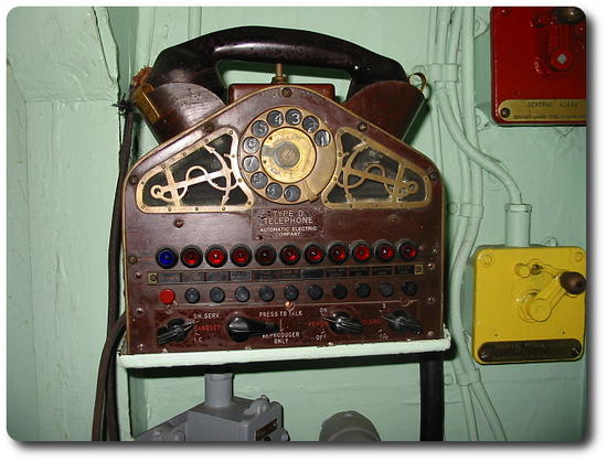 USS Salem’s command phone