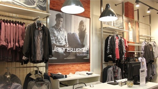 Jeanswest открыли новый магазин при участии Steel Design