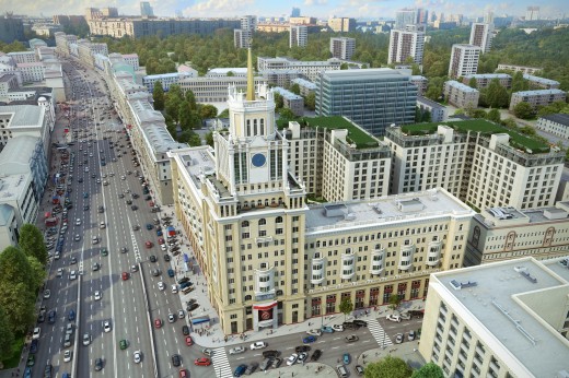 Жилищный комплекс с садами на крыше появится в Москве