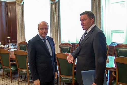 Олег Кувшинников встретился с министром финансов для обсуждения проблем бюджета