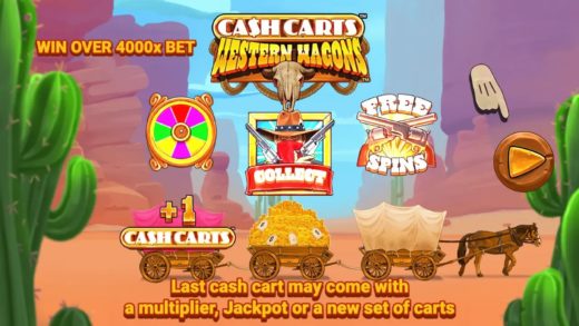 Cash Carts Western Wagons - Игровой автомат от Snowborn Games