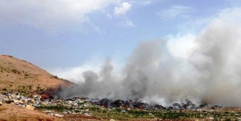 Около полигона Фунтово вспыхнула свалка