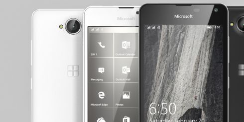 Компания Microsoft презентовала смартфон Lumia 650