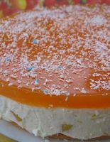 Персиковый торт-суфле (фоторецепт)