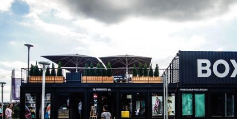 Переоборудование контейнеров под торговые центры