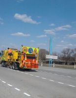 На региональных дорогах Астраханской области появляется свежая разметка