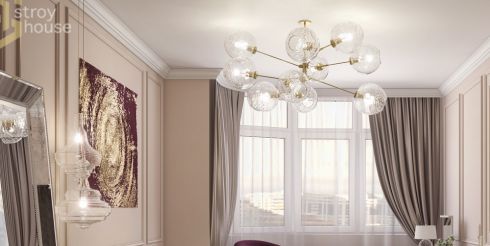 Эффектный дизайн квартир от компании stroyhouse.od.ua
