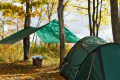 Особенности осеннего отдыха на природе, выбор палатки