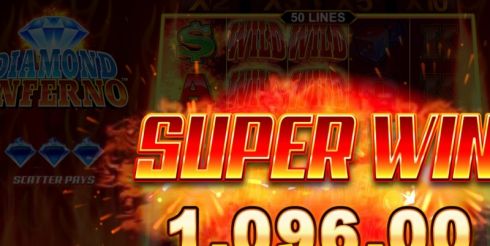 Diamond Inferno: Захватывающий слот с множеством огненных функций